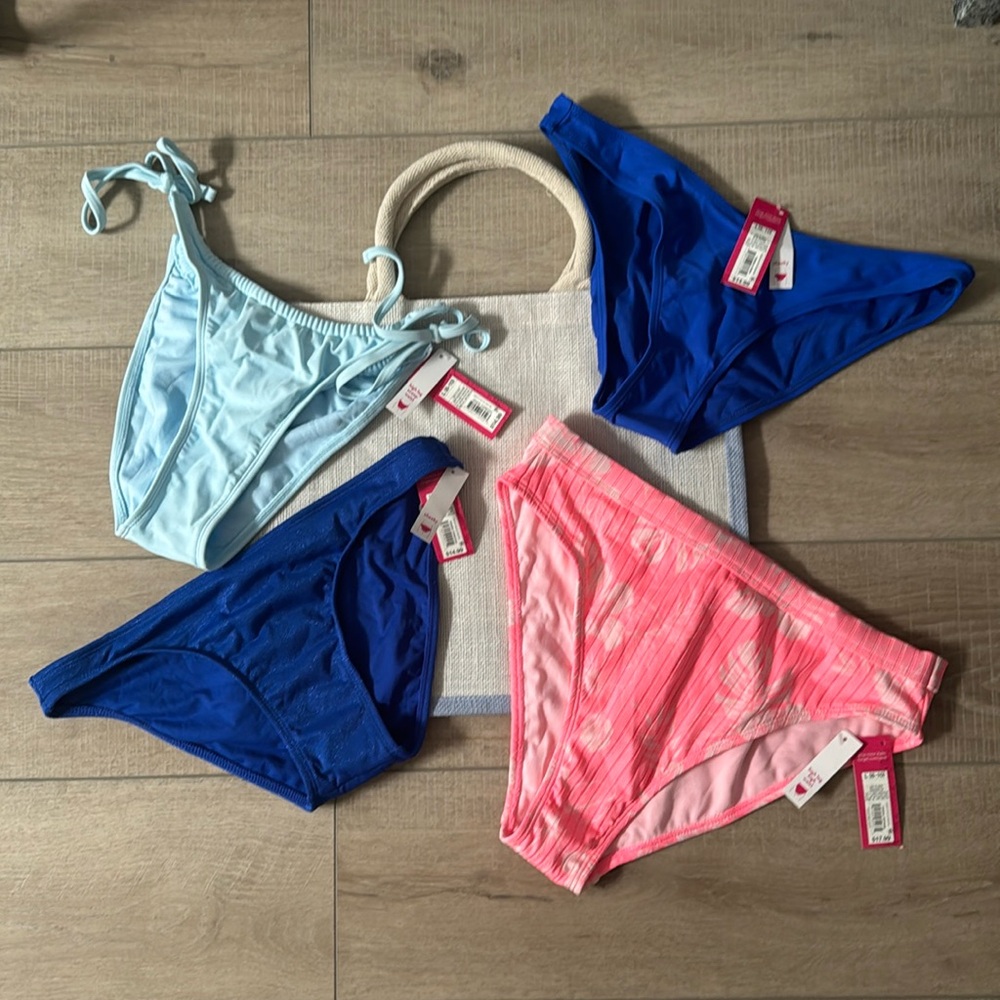 Lot of (4) Xhilaration Bottoms Size L NWT